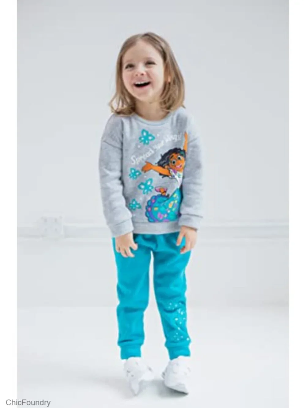 Girls Fleece Pullover Sweatshirt and Pants Set Toddler Big Kid